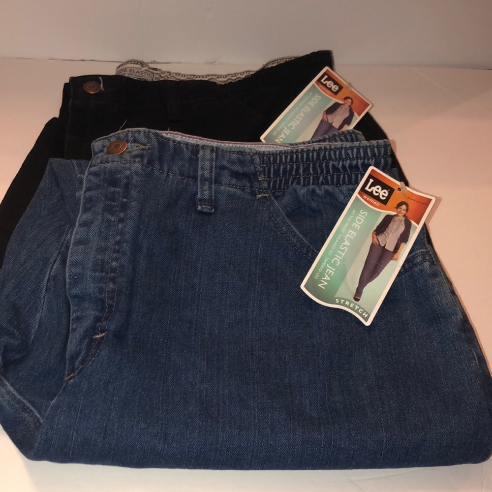 Lee WOMEN’S SIDE ELASTIC JEAN (PLUS) - 2 pairs